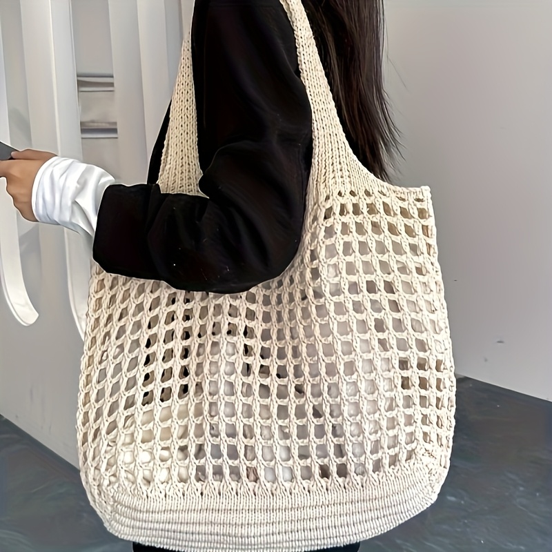 Crochet Market Bag - Bolso de mano de malla de