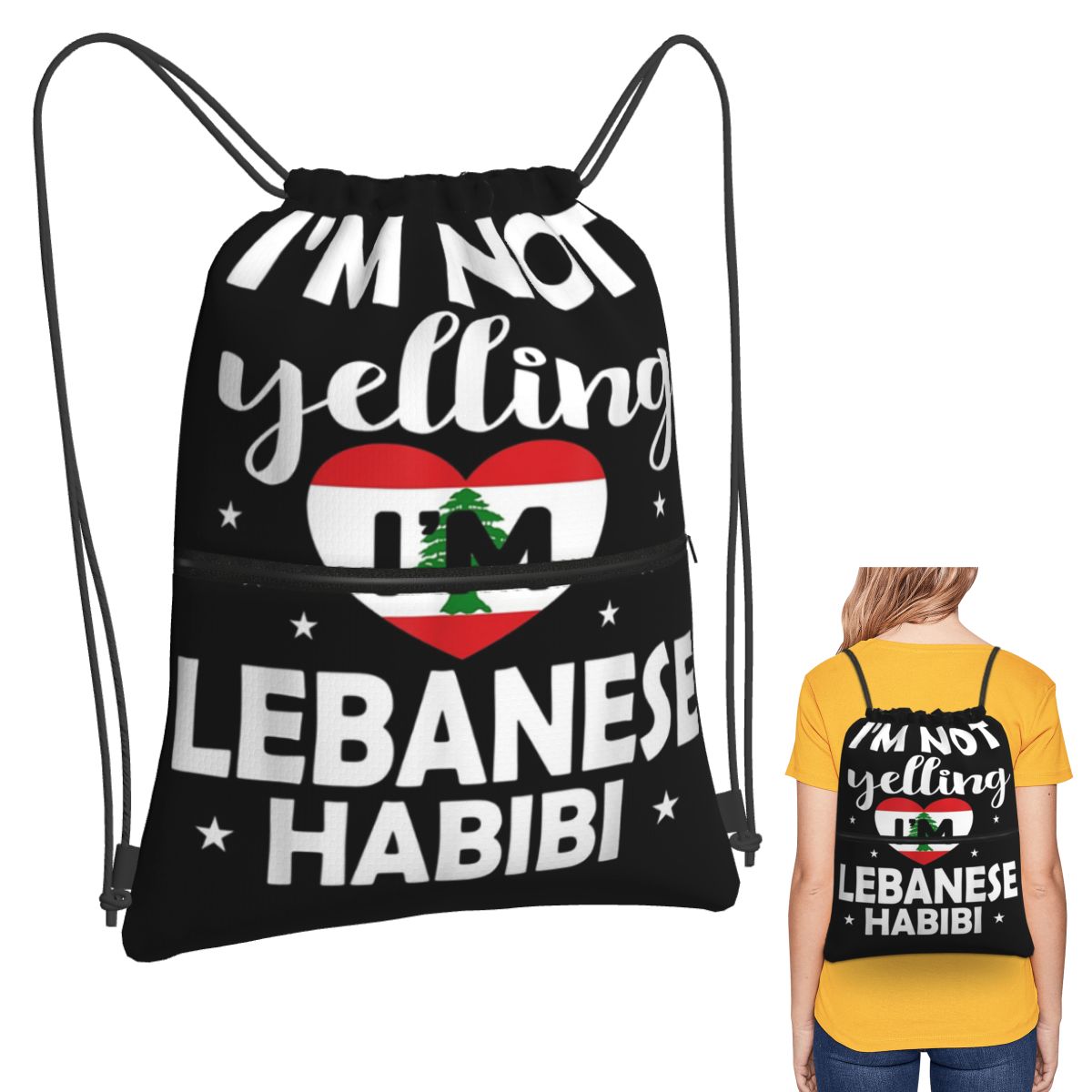 Women Bags Lebanon - Mochilas libanesas con bandera del Líbano,