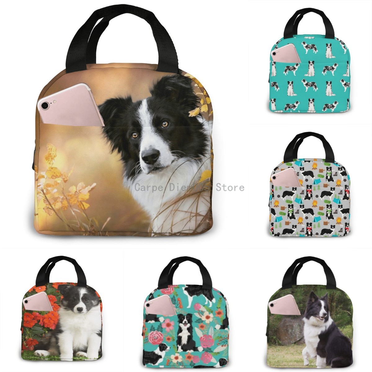 Women'S Young Bags - Bolsa de almuerzo Young Border Collie