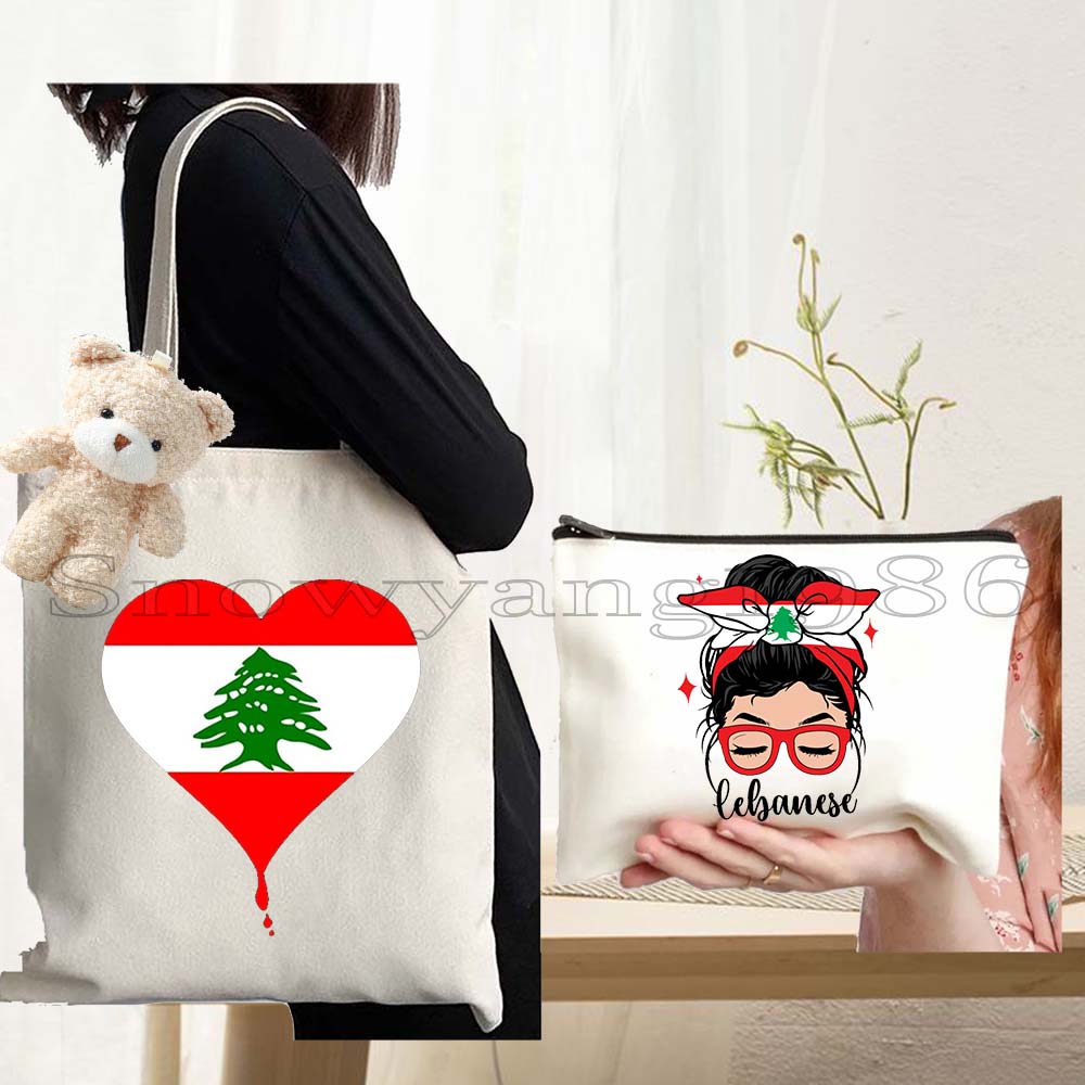 Women Bags Lebanon - 3 Bolsas de Hombro de Lona