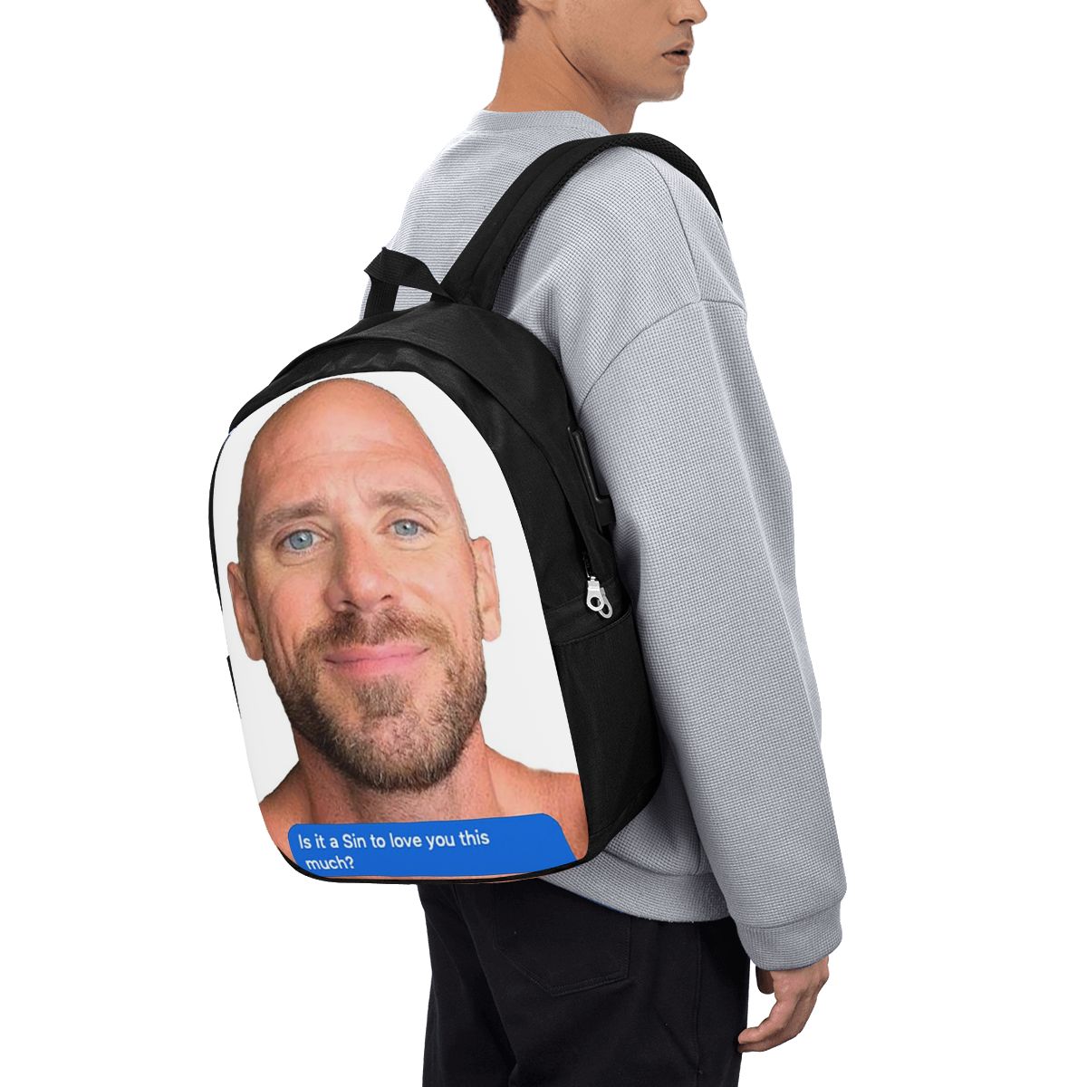 Women Bags For Women - Mochila Johnny Sins Flirty Text Bubble,