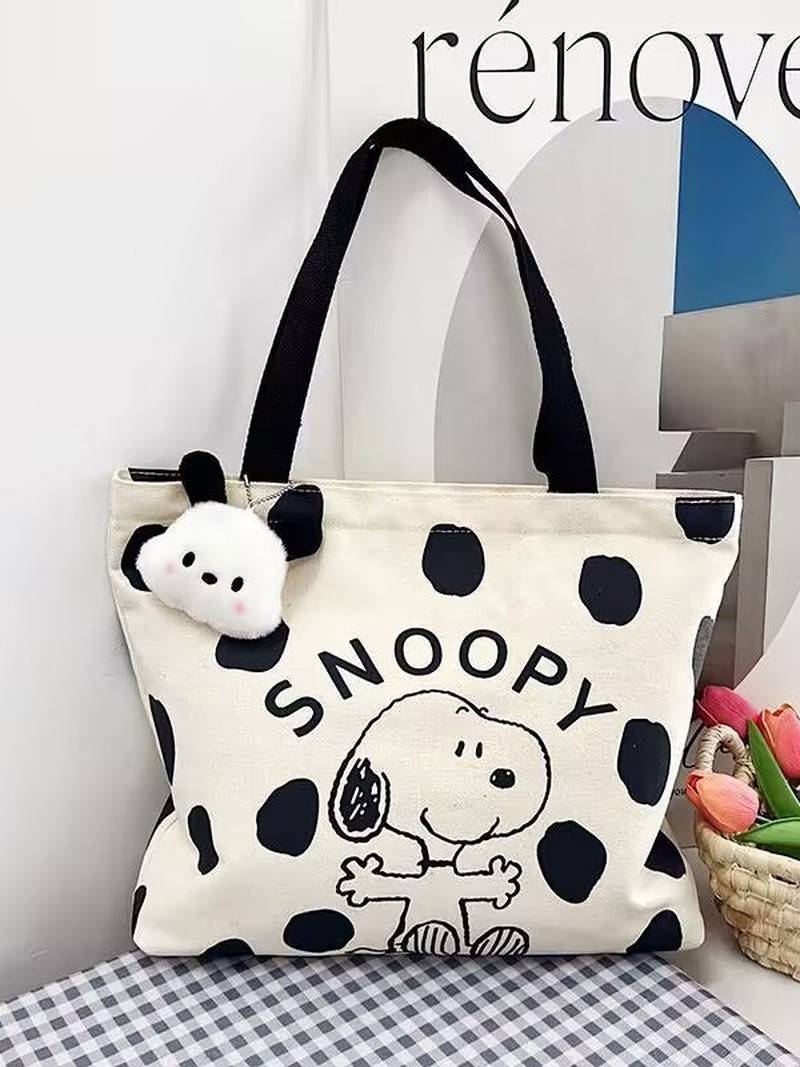 Women Bags Medium Size - Bolso de Hombro de Lona con