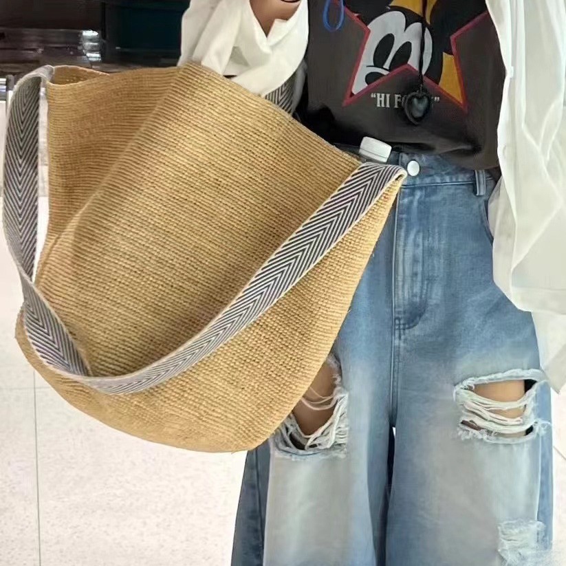Women'S Raffia Bags - Bolso de paja de rafia de