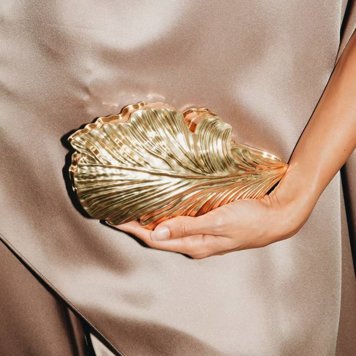 Women'S Young Bags - Bolso de Mano de Lujo Dorado