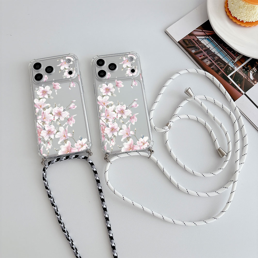 Phone Bag Crossbody - Funda Transparente Anticaída con Cordón Cruzado