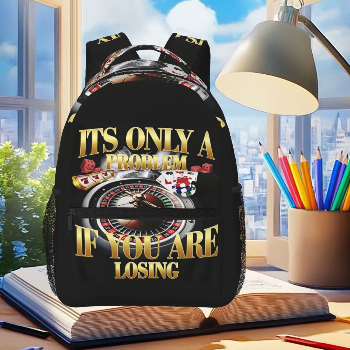 Women Bags Winners - Mochila con diseño de meme divertido