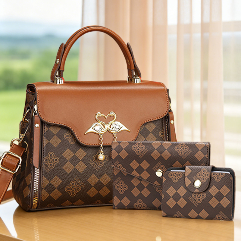 Women Bags Crossbody - Conjunto de 3 bolsos para mujer,