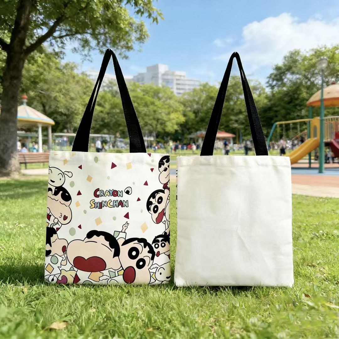 Women Bags Medium Size - Bolsa de Lona con Diseño de
