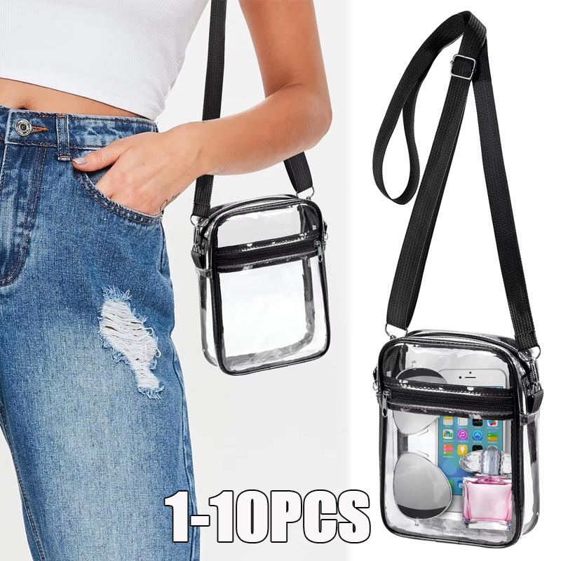 Women Bags Crossbody - 1-10PCS Bolsa Transparente para Mujer con