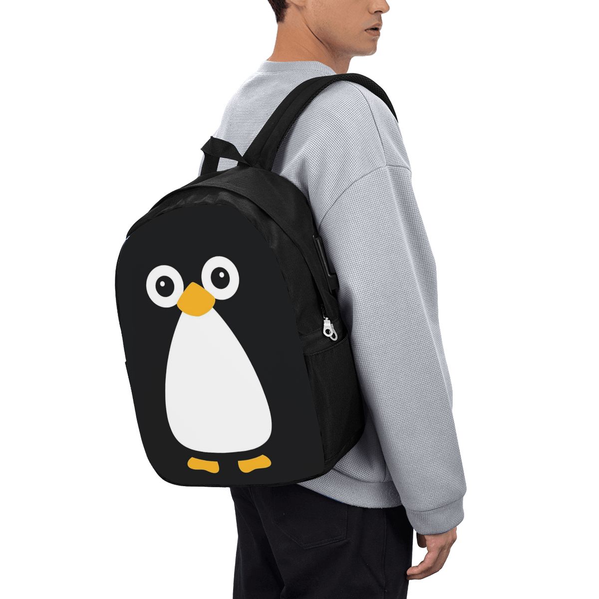 Women Bags For Women - Mochila con diseño de pingüino, bolso