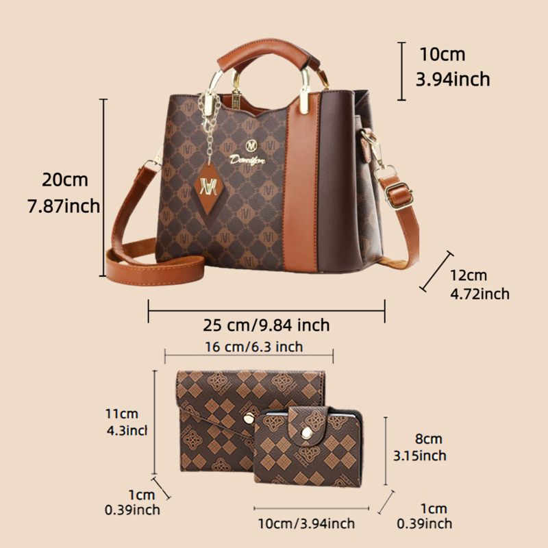 Conjunto de 3 Bolsos de Mano p - Women Bags Designer reseña y precio