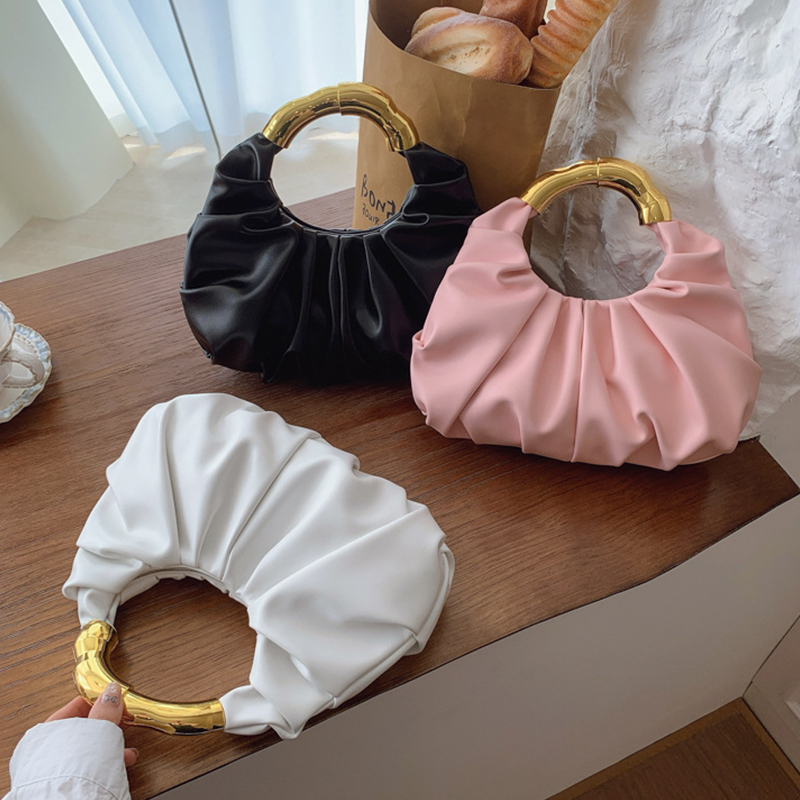 Nuevo bolso plisado coreano co - Women Bags High End Brands reseña y precio