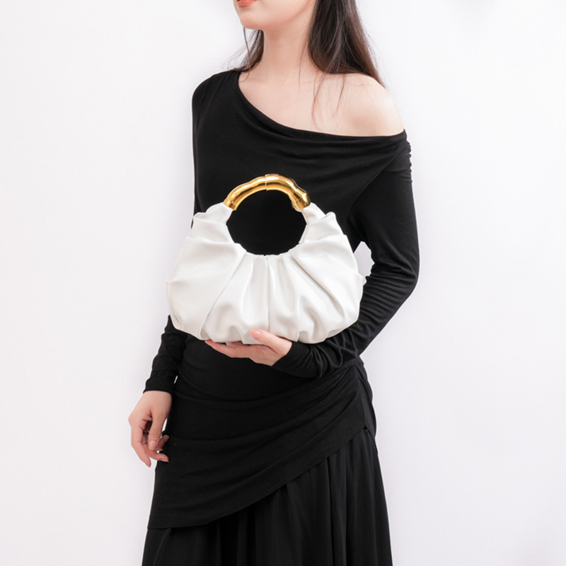 Nuevo bolso plisado coreano co - Women Bags High End Brands reseña y precio