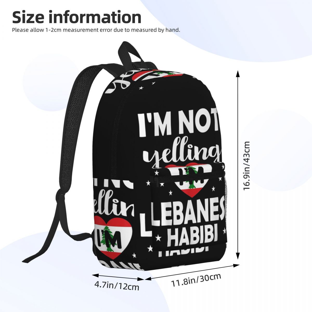 Bandera de Líbano, mochila de  - Women Bags Lebanon reseña y precio