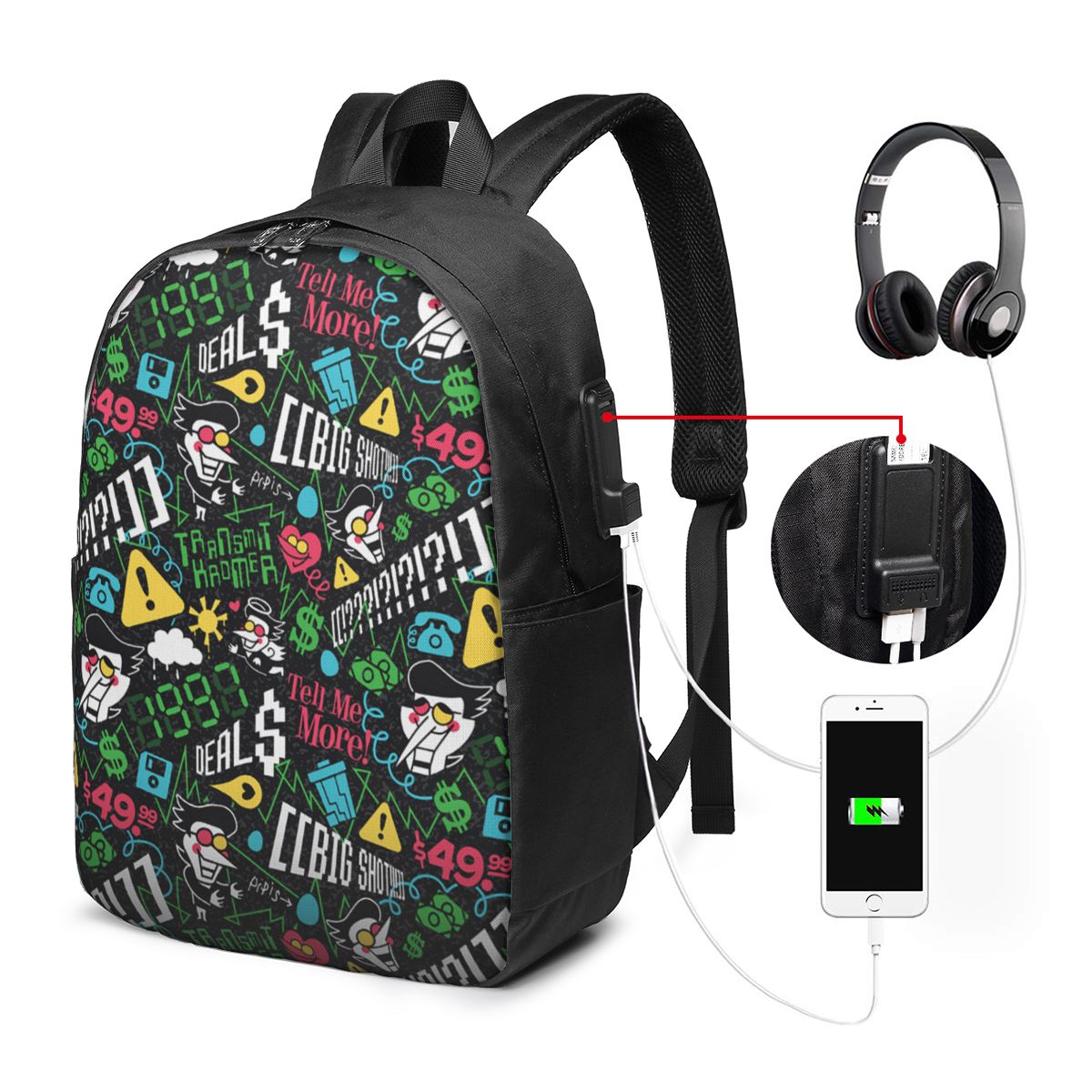 Deltarune SPAMTON G Mochila de - Women Bags For Women reseña y precio