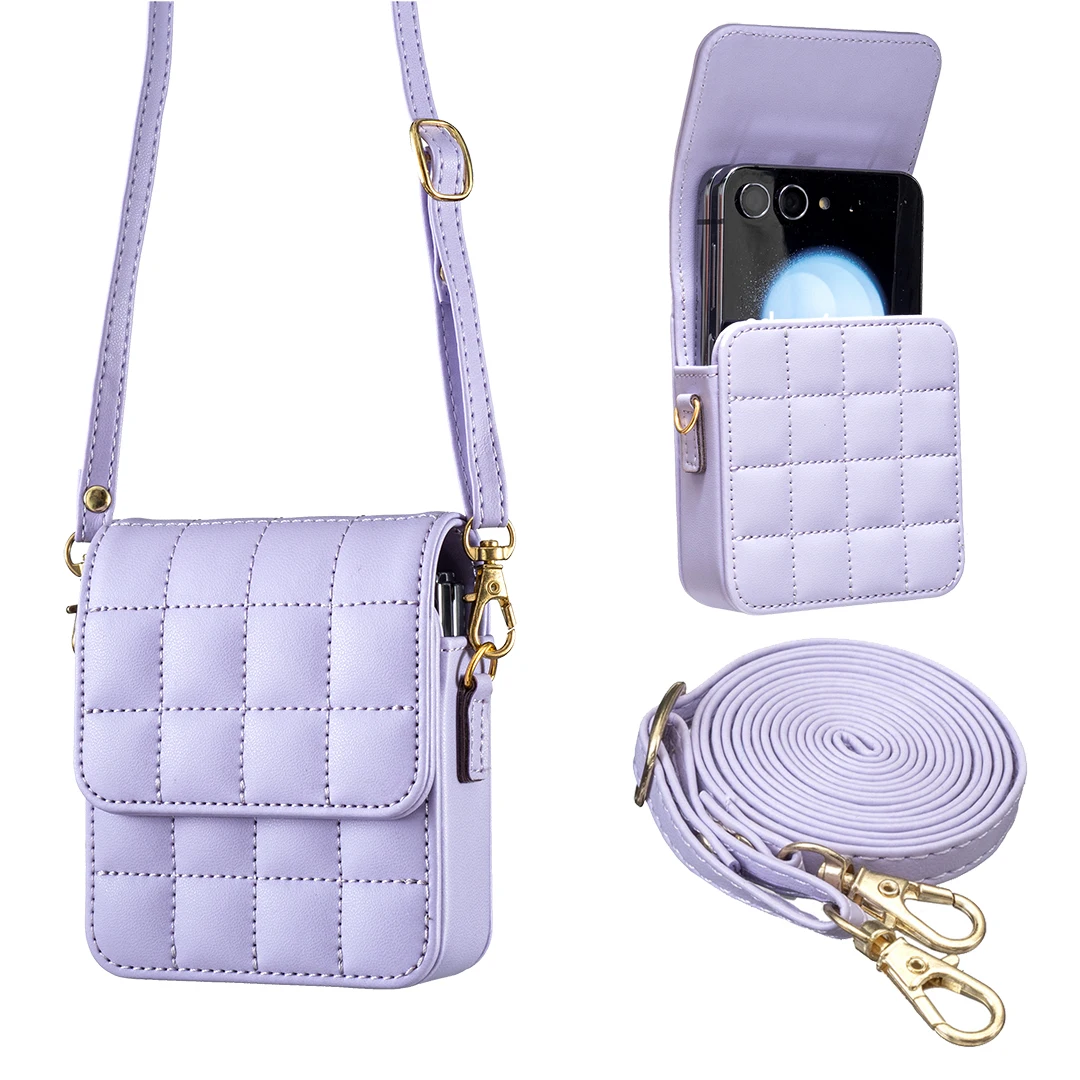 Bolso cruzado de cuero con cor - Phone Bag Crossbody reseña y precio