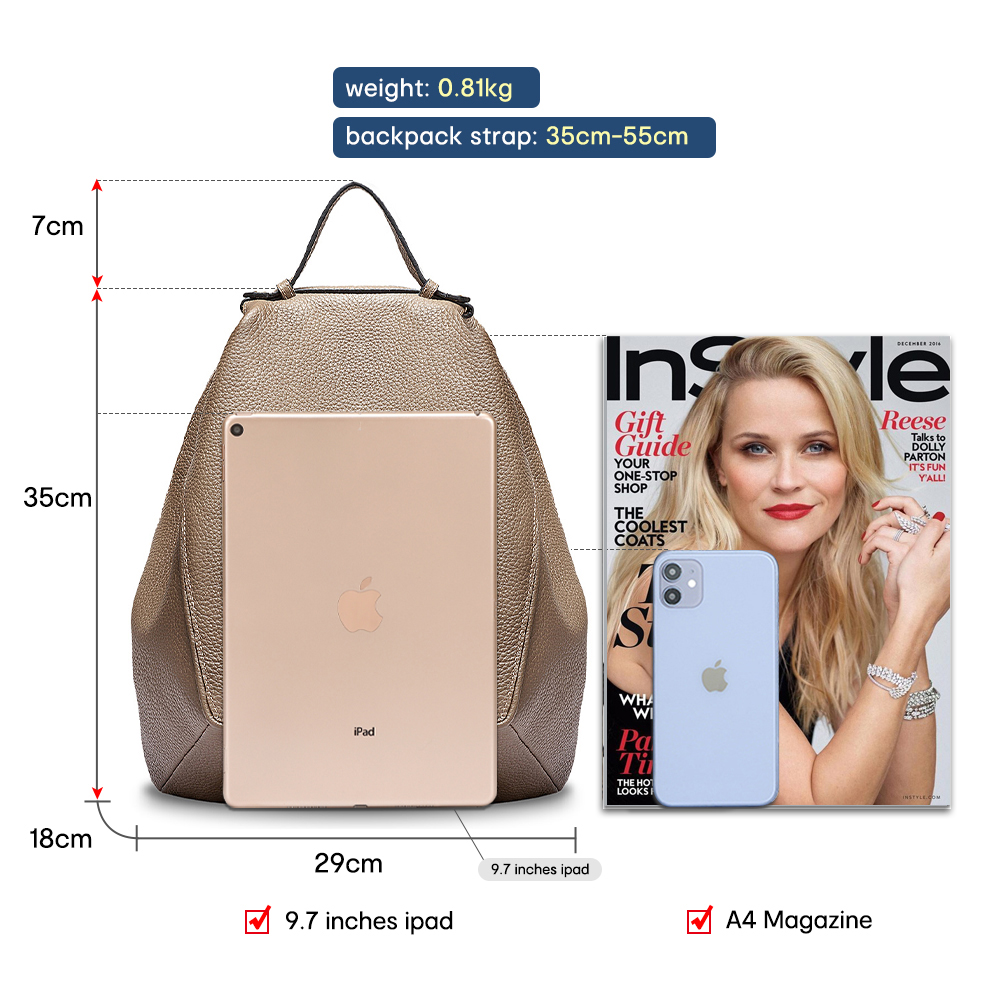 Mochila antirrobo Zency de cue - Women Bags Medium Size reseña y precio