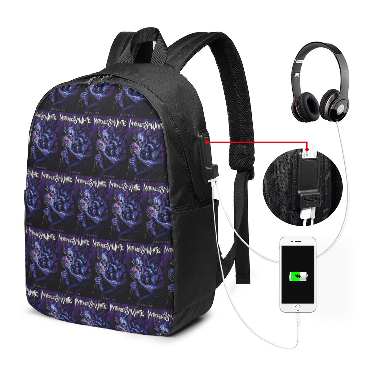 Mochila Motionless In White, b - Women Bags For Women reseña y precio