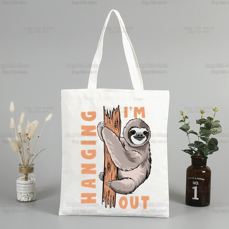 Bolso de lona Kawaii Sloth Sor - Women'S Bags Very reseña y precio