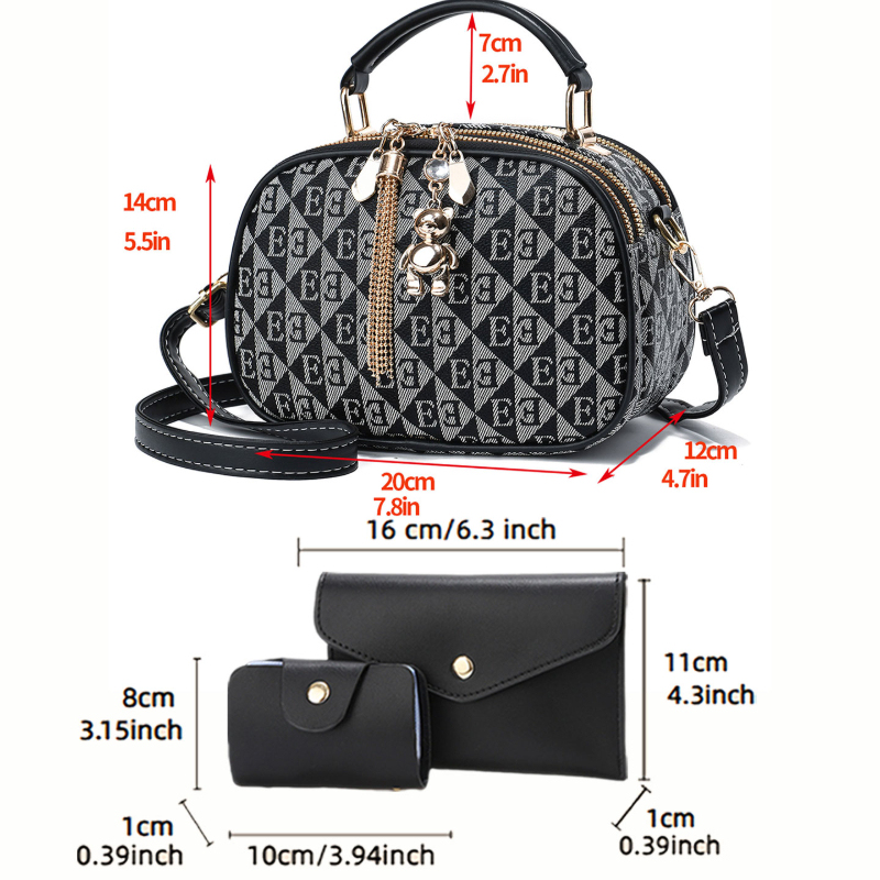 Juego de 3 Bolsos Redondos Peq - Women Bags Crossbody reseña y precio