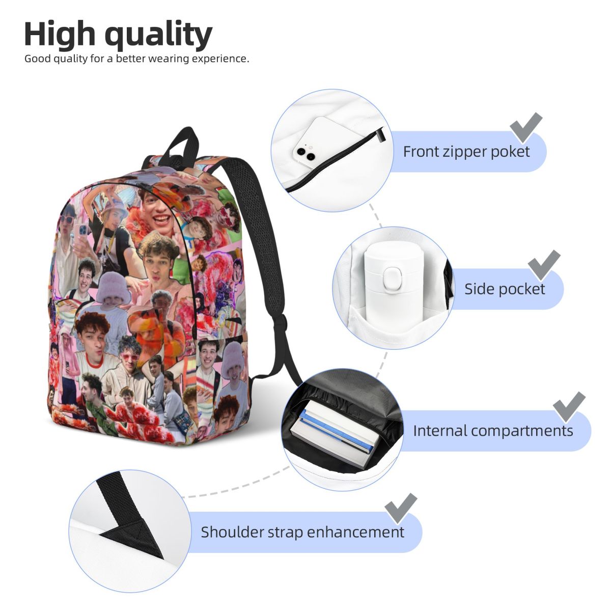 Mochila Escolar Nemo Eurovisio - Women Bags Winners reseña y precio