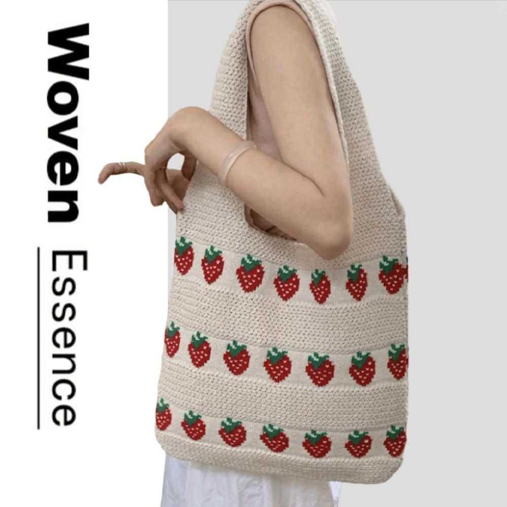 Bolso de mano de punto para mu - Crochet Market Bag reseña y precio
