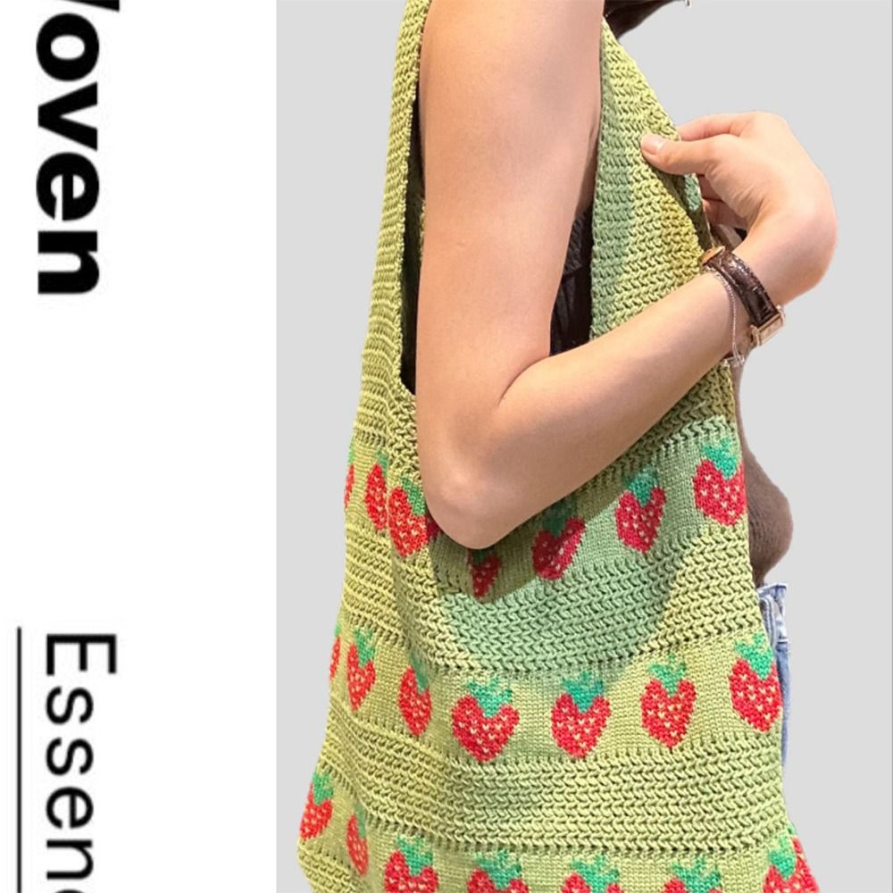 Bolso de mano de punto para mu - Crochet Market Bag reseña y precio