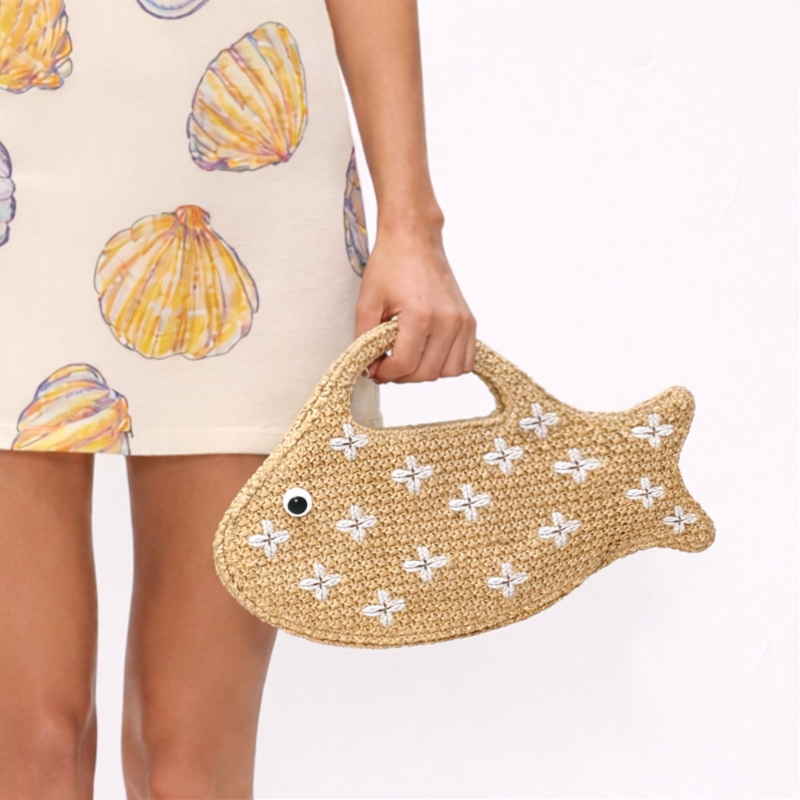 Bolso Tejido de Rafia, Bolso d - Women'S Raffia Bags reseña y precio