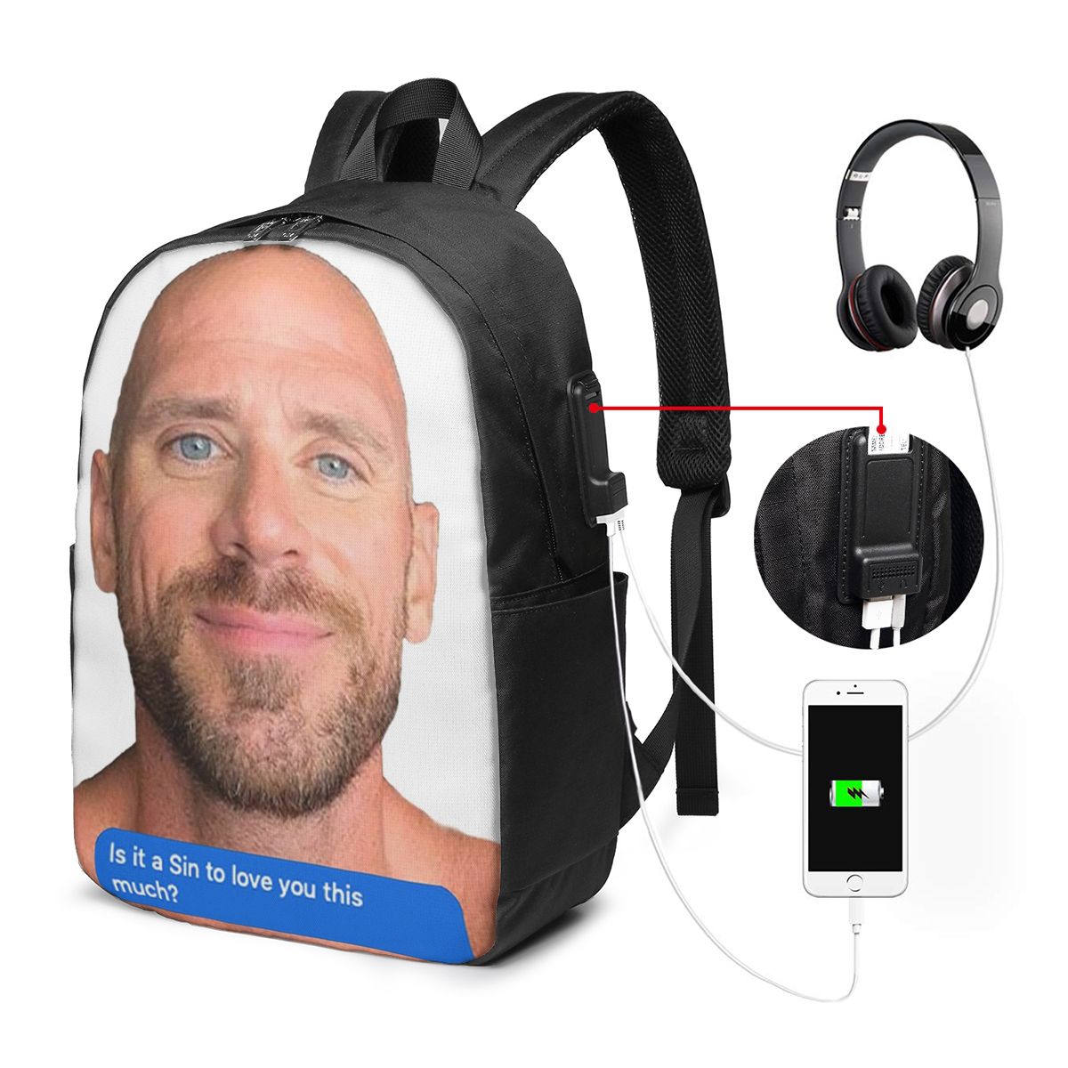 Mochila Johnny Sins Flirty Tex - Women Bags For Women reseña y precio