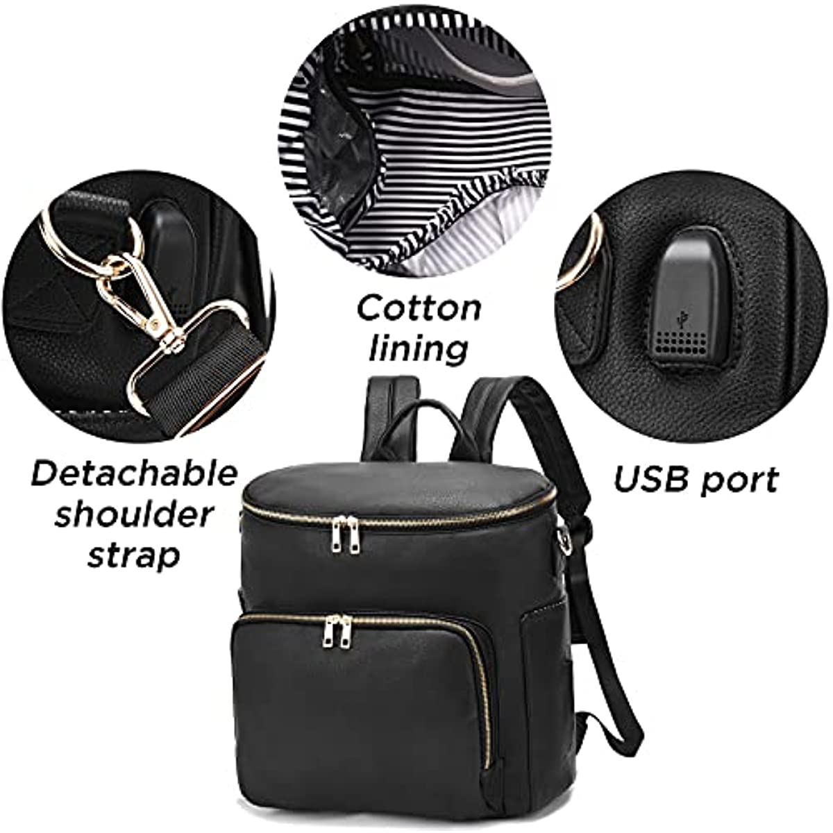 Bolsa de pañales Mochila Mochi - Women Bags Medium Size reseña y precio