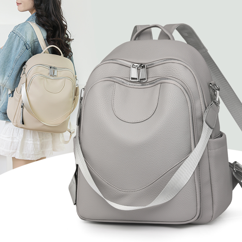 Mochila de cuero de gran capac - Women Bags Ru reseña y precio