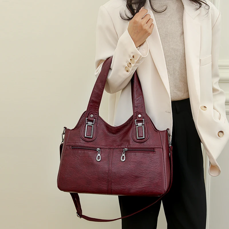 Bandolera de cuero de alta cal - Women'S Bags Jacquemus reseña y precio
