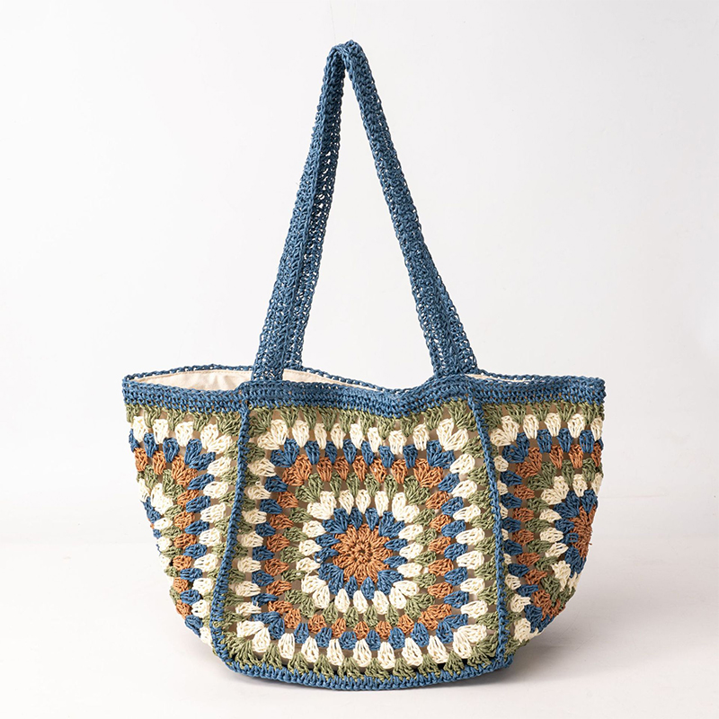 Bolso tejido a mano de verano, - Crochet Market Bag reseña y precio