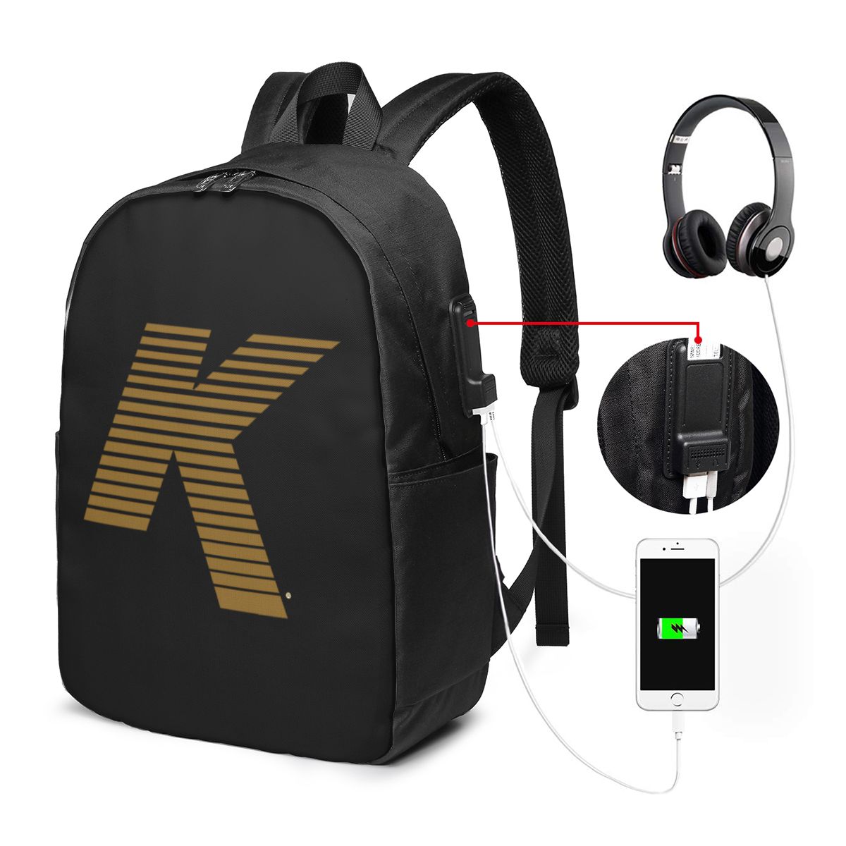 Mochila Zildjian con logotipo  - Women Bags Logo reseña y precio