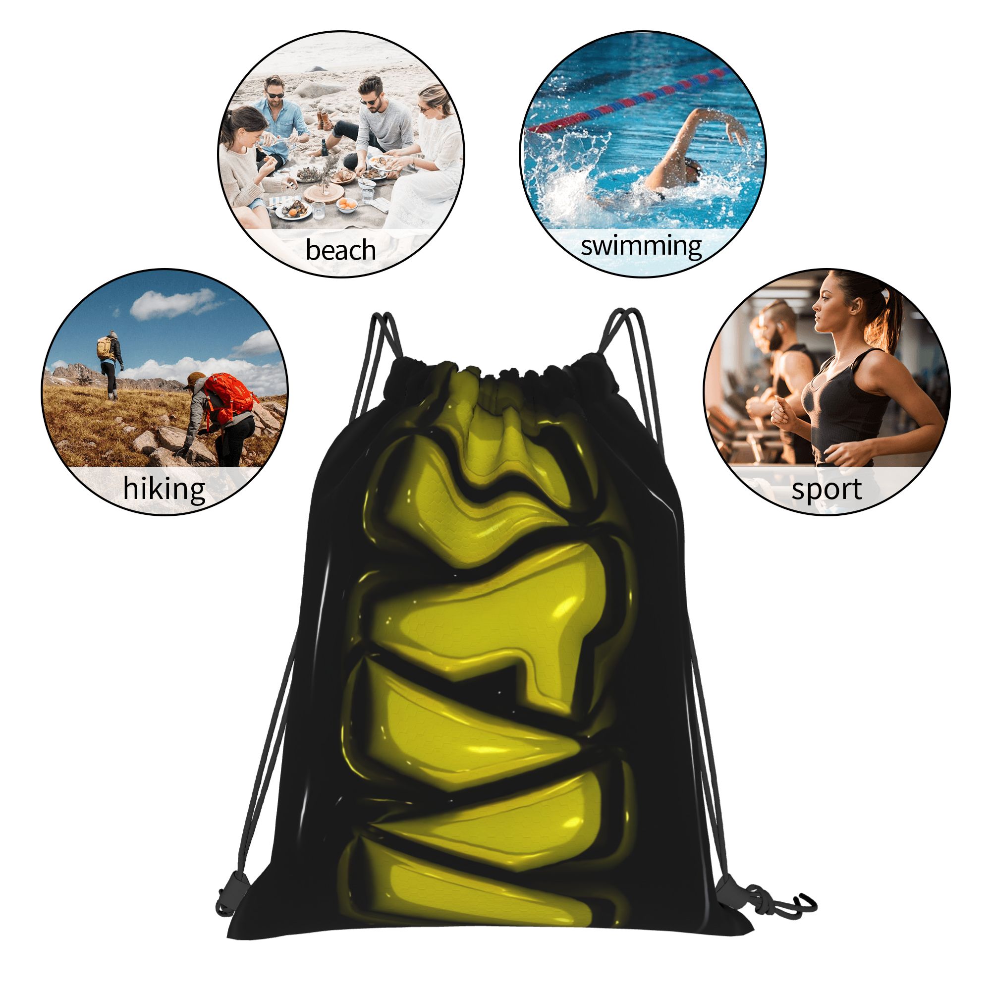 1 unidad de bolsas con cordón  - Women Bags Winners reseña y precio