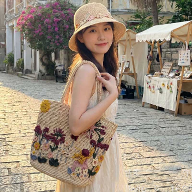 Nuevo Bolso de Rafia Hecho a M - Women'S Raffia Bags reseña y precio