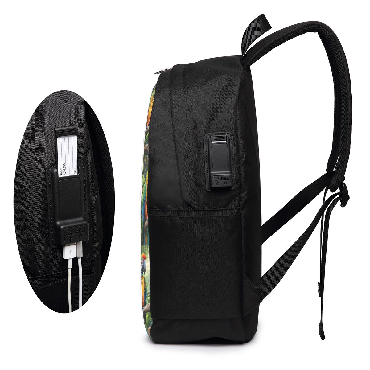 Mochila con diseño de loros ma - Women Bags For Women reseña y precio