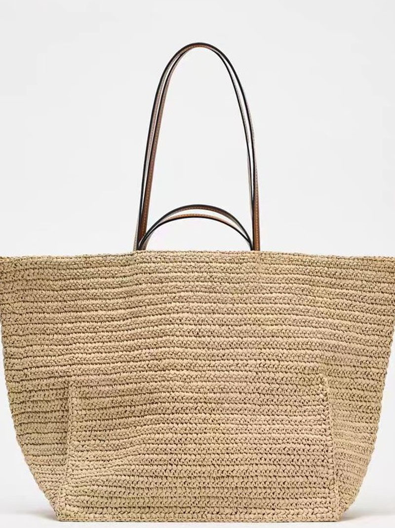 Bolso de hombro bohemio de paj - Crochet Market Bag reseña y precio