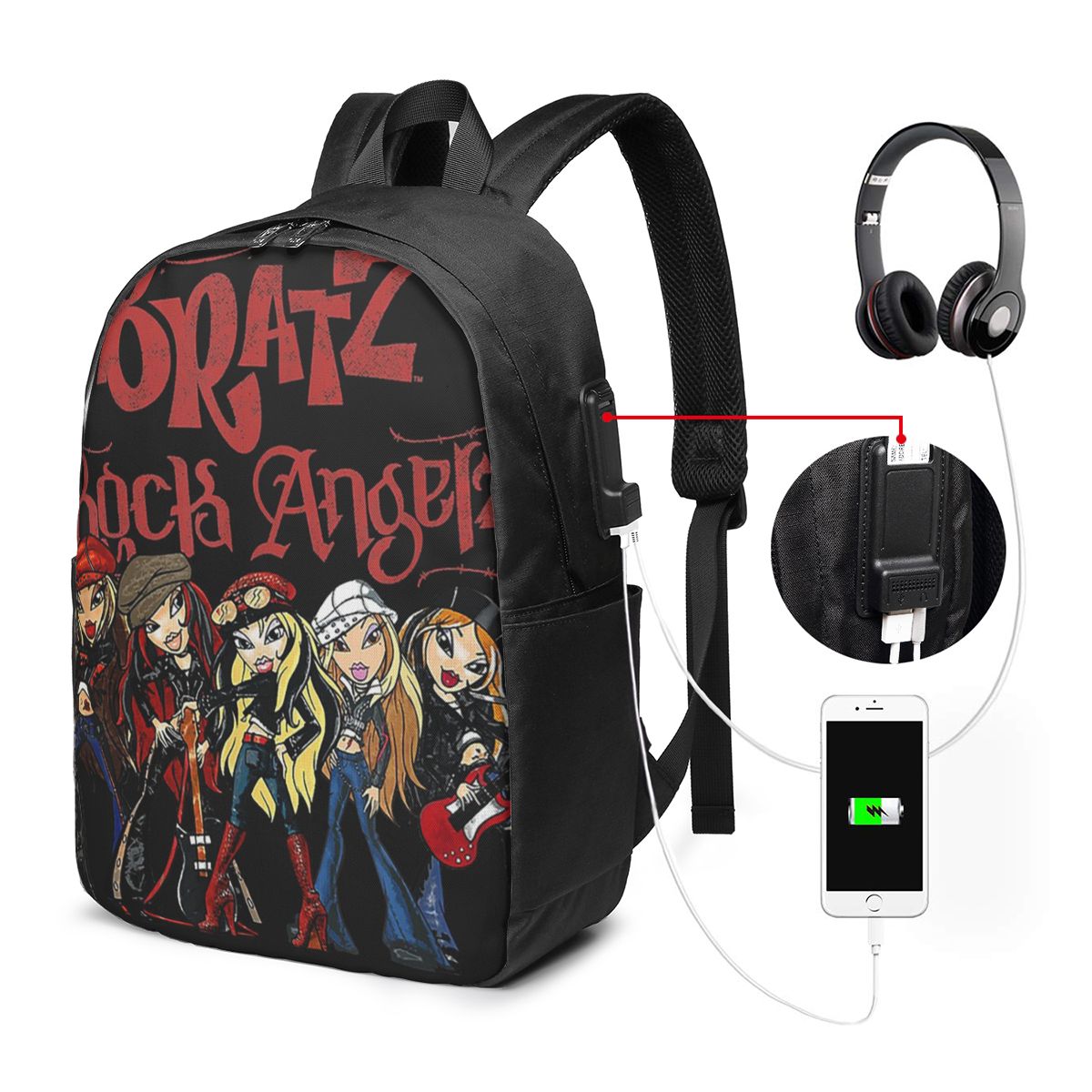 Mochila Bratz Rock Angelz Grou - Women Bags For Women reseña y precio